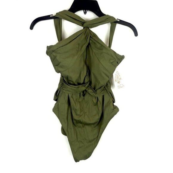 BECCA Other - Becca Women’s Green High Neck One Piece Swimsuit Size L
